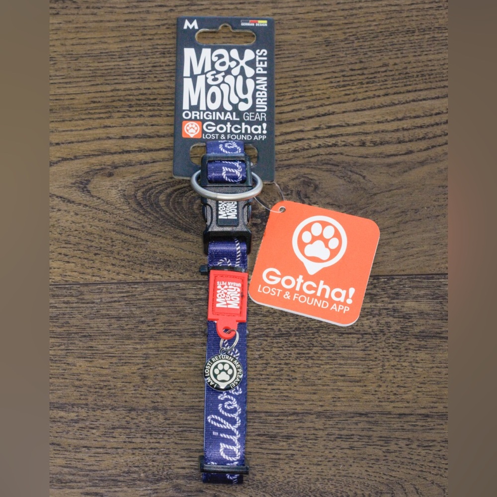 Max and Molly M Sailor Smart ID Dog Collar